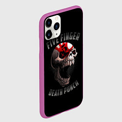Чехол iPhone 11 Pro матовый Five Finger Death Punch 5FDP, цвет: 3D-фиолетовый — фото 2