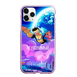 Чехол iPhone 11 Pro матовый Марк Грэйсон Неуязвимый, цвет: 3D-розовый