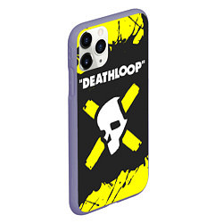 Чехол iPhone 11 Pro матовый Deathloop - Paint, цвет: 3D-серый — фото 2