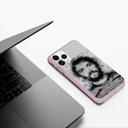 Чехол iPhone 11 Pro матовый АЛЕКСАНДР ОВЕЧКИН, цвет: 3D-розовый — фото 2