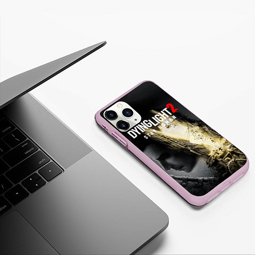 Чехол iPhone 11 Pro матовый Dying Light 2 Deluxe / 3D-Розовый – фото 3