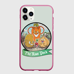 Чехол iPhone 11 Pro матовый The Root Pack, цвет: 3D-малиновый