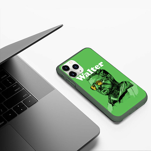 Чехол iPhone 11 Pro матовый Walter The Big Lebowski / 3D-Темно-зеленый – фото 3