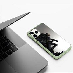 Чехол iPhone 11 Pro матовый Jensen Revolution, цвет: 3D-салатовый — фото 2