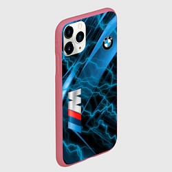 Чехол iPhone 11 Pro матовый BMW, цвет: 3D-малиновый — фото 2