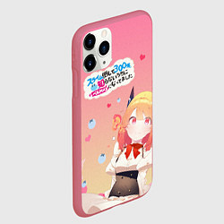 Чехол iPhone 11 Pro матовый Убивая слизней 300 лет, цвет: 3D-малиновый — фото 2