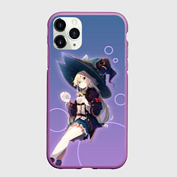 Чехол iPhone 11 Pro матовый Убивая слизней 300, цвет: 3D-фиолетовый