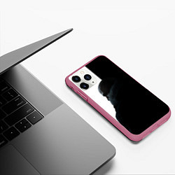 Чехол iPhone 11 Pro матовый Winter Hitman, цвет: 3D-малиновый — фото 2