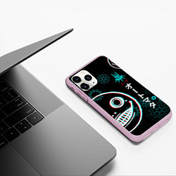 Чехол iPhone 11 Pro матовый Nier: Automata, цвет: 3D-розовый — фото 2