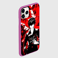 Чехол iPhone 11 Pro матовый Давай начнём игру, цвет: 3D-фиолетовый — фото 2