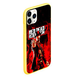 Чехол iPhone 11 Pro матовый RDR John Marston, цвет: 3D-желтый — фото 2