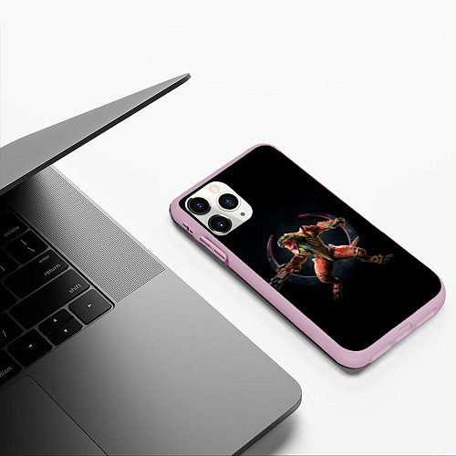 Чехол iPhone 11 Pro матовый Торговка плотью / 3D-Розовый – фото 3