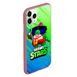 Чехол iPhone 11 Pro матовый Базз Buzz Brawl Stars, цвет: 3D-малиновый — фото 2