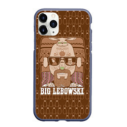 Чехол iPhone 11 Pro матовый The Big Lebowski, цвет: 3D-серый