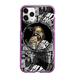 Чехол iPhone 11 Pro матовый The Big Lebowski, цвет: 3D-фиолетовый