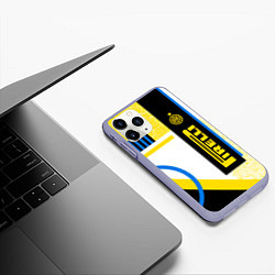 Чехол iPhone 11 Pro матовый ФК «Интер Милан» 202021, цвет: 3D-светло-сиреневый — фото 2