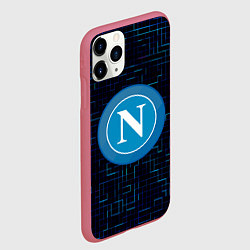 Чехол iPhone 11 Pro матовый Napoli, цвет: 3D-малиновый — фото 2