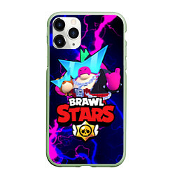 Чехол iPhone 11 Pro матовый BORN BAD BUZZ 1, цвет: 3D-салатовый