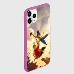 Чехол iPhone 11 Pro матовый It takes two, цвет: 3D-фиолетовый — фото 2
