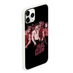 Чехол iPhone 11 Pro матовый Fight Club x Street Fighter, цвет: 3D-белый — фото 2