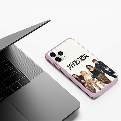 Чехол iPhone 11 Pro матовый Maneskin / 3D-Розовый – фото 3