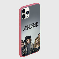 Чехол iPhone 11 Pro матовый Maneskin, цвет: 3D-малиновый — фото 2