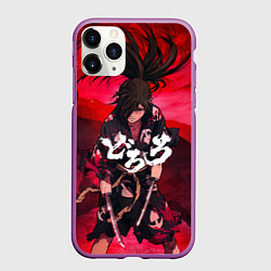 Чехол iPhone 11 Pro матовый Dororo Poster Дороро Постер Z, цвет: 3D-фиолетовый