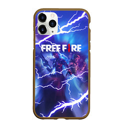 Чехол iPhone 11 Pro матовый FREEFIRE КОРОЛЕВСКАЯ БИТВА Z, цвет: 3D-коричневый