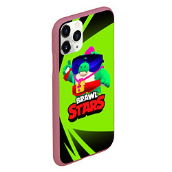 Чехол iPhone 11 Pro матовый Базз Buzz Brawl Stars, цвет: 3D-малиновый — фото 2