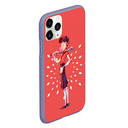 Чехол iPhone 11 Pro матовый Scout, цвет: 3D-серый — фото 2