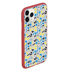 Чехол iPhone 11 Pro матовый WINTER SPORTS, цвет: 3D-красный — фото 2