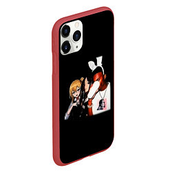 Чехол iPhone 11 Pro матовый Gangsta kaguya, цвет: 3D-красный — фото 2