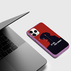 Чехол iPhone 11 Pro матовый Cowboy Bebop - Spike, цвет: 3D-фиолетовый — фото 2