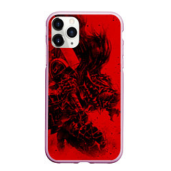 Чехол iPhone 11 Pro матовый BERSERK БЕРСЕРК, цвет: 3D-розовый