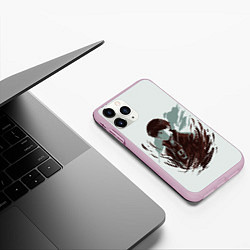 Чехол iPhone 11 Pro матовый ТОБИО КАГЕЯМА, цвет: 3D-розовый — фото 2