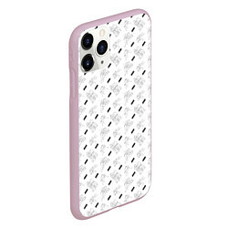 Чехол iPhone 11 Pro матовый JUDO, цвет: 3D-розовый — фото 2