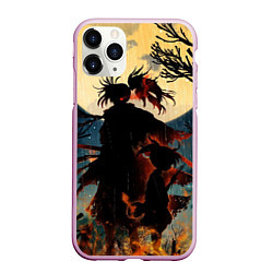 Чехол iPhone 11 Pro матовый Дороро Dororo, цвет: 3D-розовый