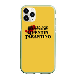 Чехол iPhone 11 Pro матовый Quentin Tarantino, цвет: 3D-салатовый