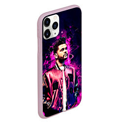 Чехол iPhone 11 Pro матовый The Weeknd, цвет: 3D-розовый — фото 2