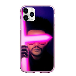 Чехол iPhone 11 Pro матовый The Weeknd - Blinding Lights, цвет: 3D-розовый