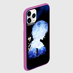 Чехол iPhone 11 Pro матовый Винсмок Санджи One Piece, цвет: 3D-фиолетовый — фото 2