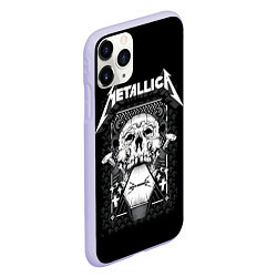 Чехол iPhone 11 Pro матовый Death magnetic, цвет: 3D-светло-сиреневый — фото 2