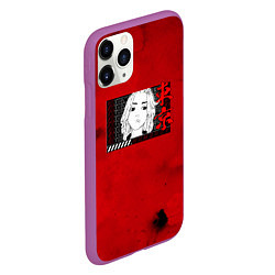 Чехол iPhone 11 Pro матовый МИККИ RED EDITION, цвет: 3D-фиолетовый — фото 2