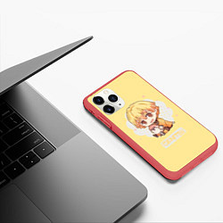Чехол iPhone 11 Pro матовый Зэнитцу, цвет: 3D-красный — фото 2
