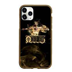 Чехол iPhone 11 Pro матовый Портгас Д Эйс One Piece, цвет: 3D-коричневый