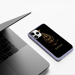 Чехол iPhone 11 Pro матовый Elden Ring, цвет: 3D-светло-сиреневый — фото 2