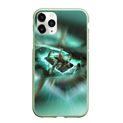 Чехол iPhone 11 Pro матовый ВЕДЬМАК THE WITCHER Z, цвет: 3D-салатовый