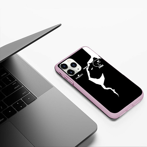 Чехол iPhone 11 Pro матовый Форма FURIA Форма СS:GO / 3D-Розовый – фото 3