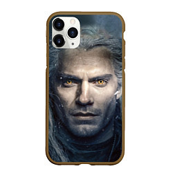 Чехол iPhone 11 Pro матовый THE WITCHER ГЕРАЛЬТ ИЗ РИВИИ, цвет: 3D-коричневый