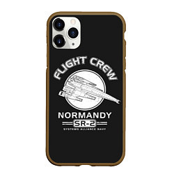 Чехол iPhone 11 Pro матовый Нормандия, цвет: 3D-коричневый